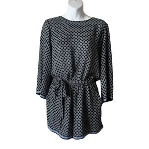 Max Studio long-sleeve romper with shorts size S